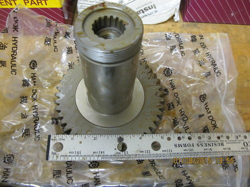 A8V107 970106-2 Excavator Hydraulic Pump Short Drive Shaft Left