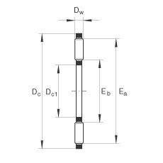 FAG Axial-Nadelkränze - AXK3047