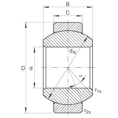 FAG Radial spherical plain bearings - GE8-FO