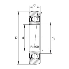 FAG Polias - LR209-2RS