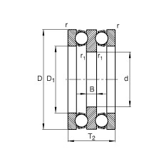 FAG Rolamento axial de esferas - 52311