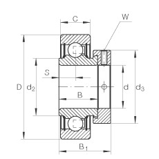 FAG Mancal tensor - RAE45-XL-NPP-FA106