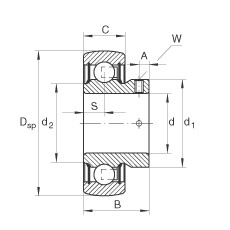 FAG Spannlager - AY30-XL-NPP-B