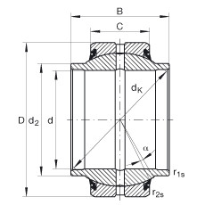 FAG Radial-Gelenklager - GE30-HO-2RS