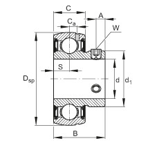 FAG Mancal tensor - SUB209