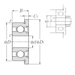 Rodamiento FLRA1-5ZA NTN