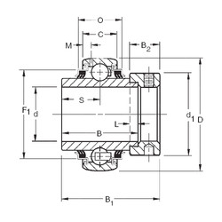 Bantalan GE45KPPB4 Timken