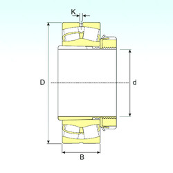 Bantalan 239/560 EKW33+OH39/560 ISB