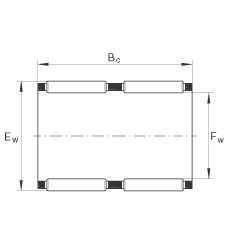 Rodamiento K26X30X22-ZW INA