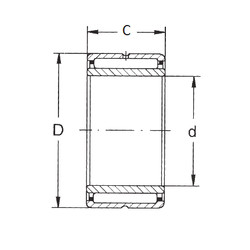 Rodamiento NKI 90/26 FBJ