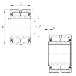 المحامل NKI55/25-TW-XL INA