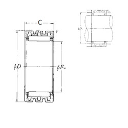 roulements RNA49/32S NTN