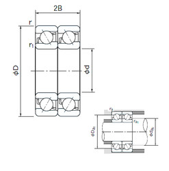 roulements 7026DT NACHI