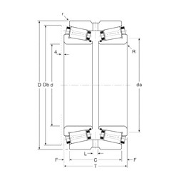 Bantalan 80030/80066XG Gamet