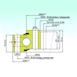 Bantalan ZB1.25.0862.200-1SPPN ISB