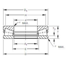 Bantalan W-3218-B Timken