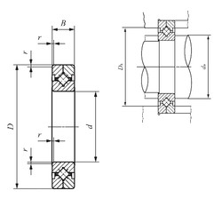 roulements CRBC 7013 IKO