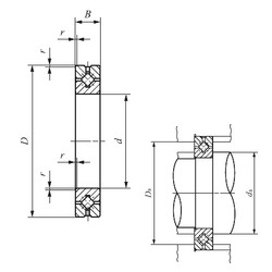 roulements CRBH 208 A IKO