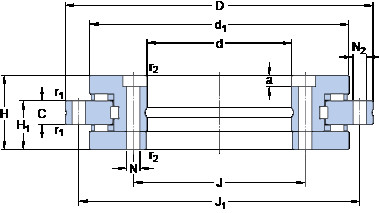 Bantalan NRT 325 B SKF