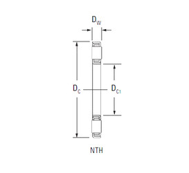 Bantalan NTH-5280 Timken