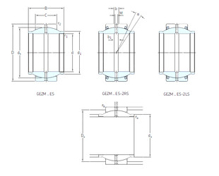 Подшипник GEZM300ES-2RS SKF