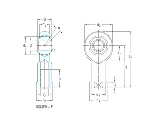 roulements SIKB6F SKF