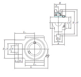 Подшипник UCTX10E KOYO