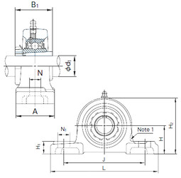 Подшипник UKPX20+H2320 NACHI