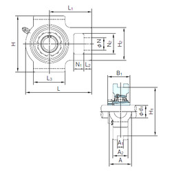 Подшипник UKT326+H2326 NACHI