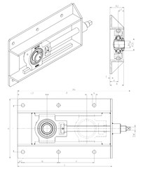 Подшипник UKT209H+WB SNR