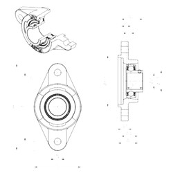 Подшипник USFLZ202 SNR