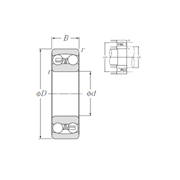 1300S NTN Self Aligning Ball Bearings