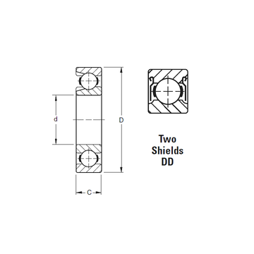 310WDD Timken Deep Groove Ball Bearings