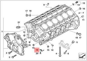 Genuine BMW E65 E66 E67 RR1 RR1N RR2 Oil Spraying Injector OEM 11427504951