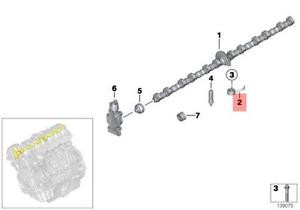 Genuine BMW E60 E60N E61 E61N E63 E63N Oil Spraying Injector OEM 11377519544