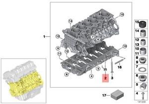 Genuine BMW E60 E60N E61 E61N E63 E63N Oil Spraying Injector OEM 11117524800