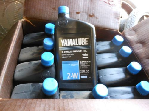 12 Quarts Yamaha Yamalube 2-W Watercraft Marine 2 Stroke Injector Oil