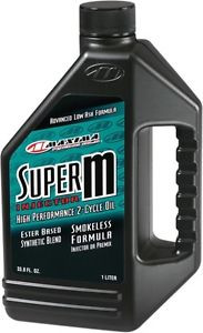 Maxima (28901) Super M Injector 2-Stroke Premix/Injector Oil - 1 Liter 28901