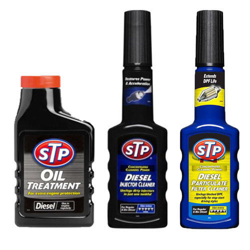 STP 3 PACK DIESEL OIL TREATMENT + FUEL INJECTOR + DPF PARTICULATE FILTER CLEANER