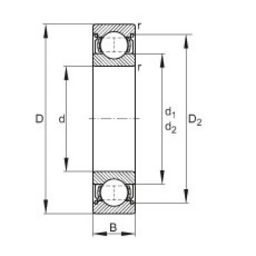 FAG Rolamento de esferas - 6209-2Z