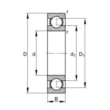 Bantalan 61901 FAG