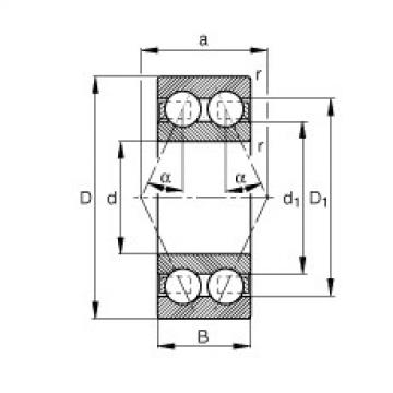 FAG Rolamento angular - 3309-BD-XL