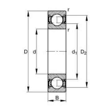 Подшипник 61900-2RSR FAG