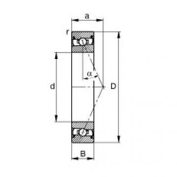 FAG Spindellager - HSS7006-E-T-P4S