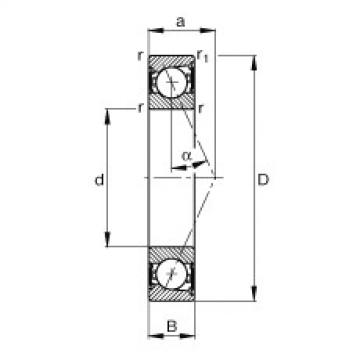 FAG Spindellager - B7006-E-2RSD-T-P4S