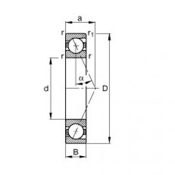 FAG Spindellager - B7206-E-T-P4S