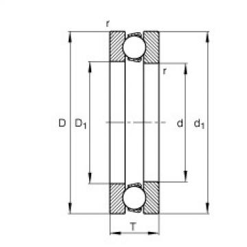 FAG Rolamento axial de esferas - 51309