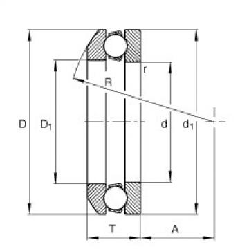 FAG Axial-Rillenkugellager - 53306 + U306