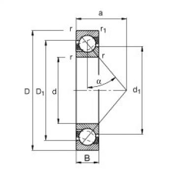 Bantalan 71811-B-TVH FAG