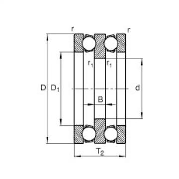 FAG Rolamento axial de esferas - 52211